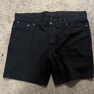 Levi's Men's Jet Black Jean Shorts